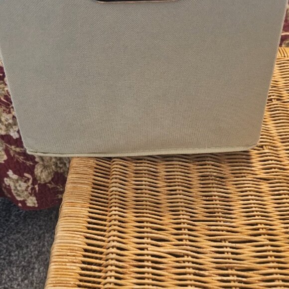 Household Essentials Square Basket Storage Cube Bench Cubby 12" x 11" x 11.5" - Picture 2 of 8